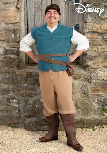 Vista 2 de Disneys Tangled Flynn Rider - Disfraz de jinete para hombre talla grande