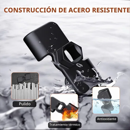 Vista 3 de Anblak Extensor de Llave para Barras de Disyuntor de 1/2 Pulgada de Unidad/21 mm de Unidad Hexagonal, Adaptador Universal de Extensión de Llave