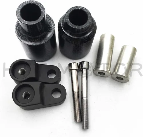 Vista 6 de MT219-016-BK Deslizador de Marco Extendido Largo Crash Compatible con Cbr 600Rr 2003 2004 2005 2006 Negro