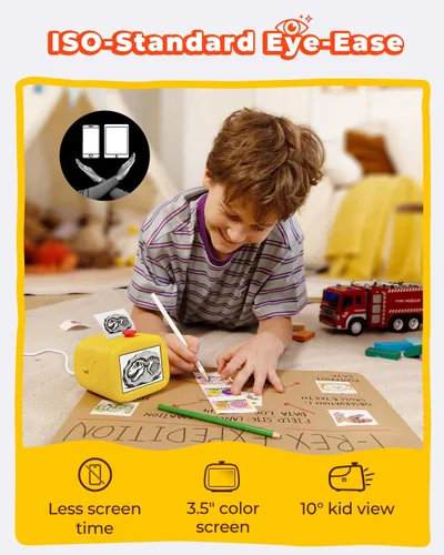 Vista 4 de MUNBYN SP01 Smart AI Sticker Printer Voice to Print for Kids Thermal Maker