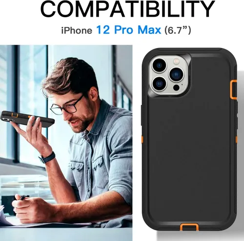 Vista 2 de AICase, compatible con iPhone 12/12 Pro/12 Pro Max/11 Pro/11 Pro Max