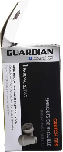 Vista 4 de Medline G00842 Guardian Super Muleta Punta, Gris, 7/8 Pulgadas