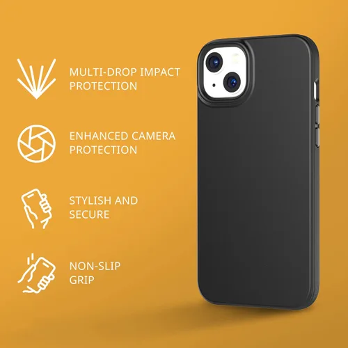 Vista 2 de Tech21 iPhone 14 Plus Evo Lite - Funda delgada y absorbente de golpes con protección contra caídas de 10 pies