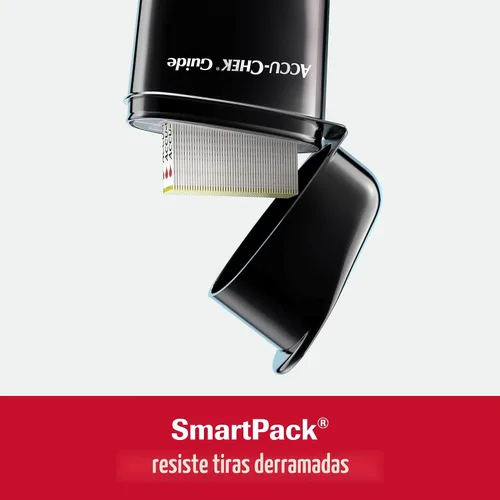 Vista 7 de Accu-Chek Guide Tiras de prueba de glucosa para prueba de azúcar en sangre en diabéticos (paquete de 25)