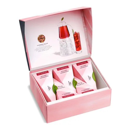 Vista 16 de Tea Forte Tea Over Ice Blue Mint Nectar - Mezcla Premium de té helado de hierbas orgánicas sin cafeína, 5 bolsas de té con infusor piramidal hechas