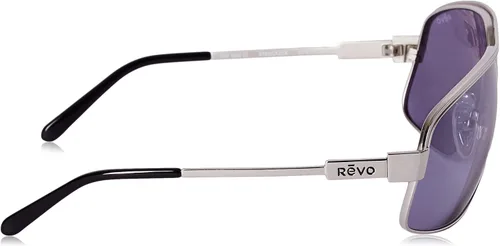 Vista 3 de Revo Unisex Collection Stargazer Aviator Gafas de sol polarizadas, marco cromado