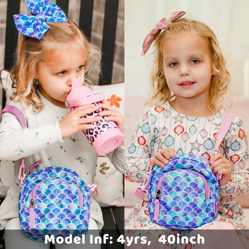 Vista 2 de Choco Mocha Monederos para niñas pequeñas de 3 a 8 años