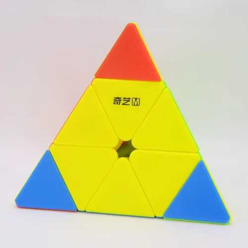 Vista 7 de Bukefuno QY Toys MS Series 3x3 pirámide de velocidad magnética, cubo sin pegatinas QY MS M Pyraminx Mofangge Speed Cube versión 2020