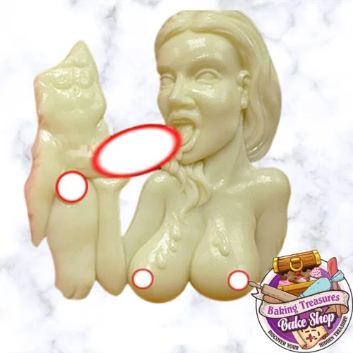 Vista 2 de BTBS - Moldes de silicona o moldes de plástico para adultos traviesos para el día de San Valentín, moldes sexuales eróticos (molde para adultos #1)