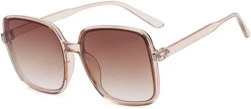 Vista 21 de gafas de sol Gafas cuadradas ojos de gato Gafas de sol de colores UV400 1-beige