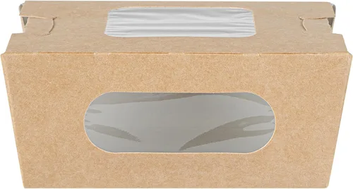 Vista 16 de Restaurantware Mini recipiente bio para llevar de papel rectangular de 12 onzas, 200