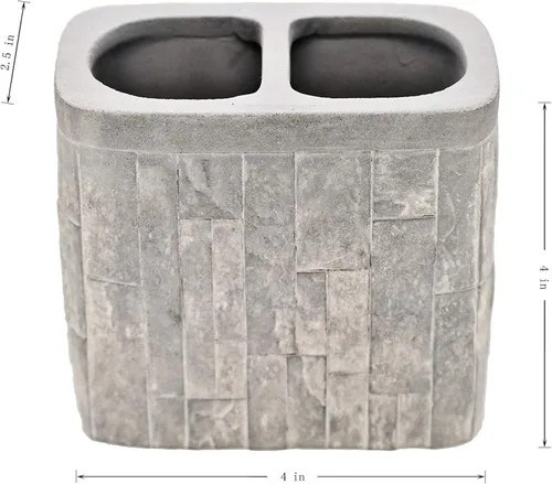 Vista 68 de Marina Decoration Juego de accesorios de baño de 4 piezas de decoración moderna de lujo, incluye dispensador de loción de jabón líquido para baño