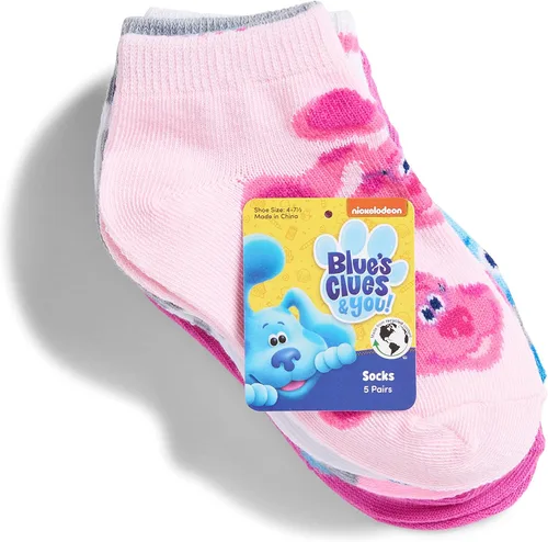 Vista 3 de Nickelodeon baby-girls Blues Clues You 5 Pack Shorty Socks
