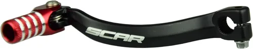 Vista 3 de Palanca de cambio plegable SCAR de engranajes forjada Compatible con Honda CRF 110 CRF110 CRF110F 13-26 - Rojo