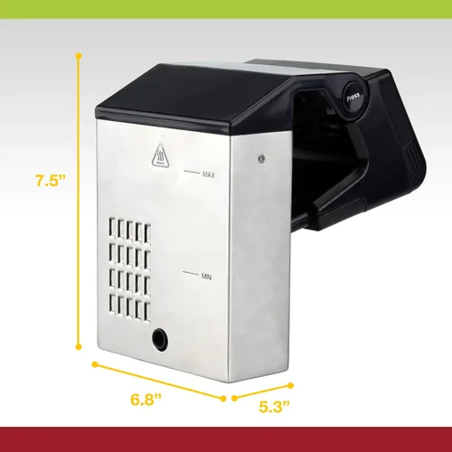 Vista 4 de Vesta Precision Sous Vide Cooker, certificado NSF, capacidad de 40 L