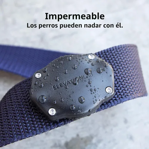 Vista 5 de Elevation Lab TagVault AirTag - Soporte para collar de perro (individual) - IP69 impermeable, no cuelga, se adapta a todos los collares de ancho