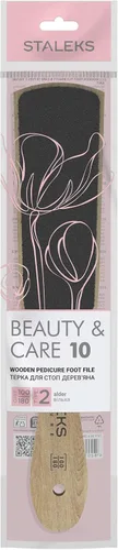 Vista 2 de STALEKS Beauty & Care - Lima de madera 10/2, grano 100/180, convexo/cóncavo
