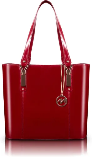 Vista 8 de McKLEIN Leather Ladies' Tote with Tablet Pocket- SAVARNA
