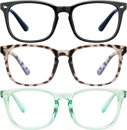 Vista 53 de hunsquer Gafas de luz azul para mujer/hombre