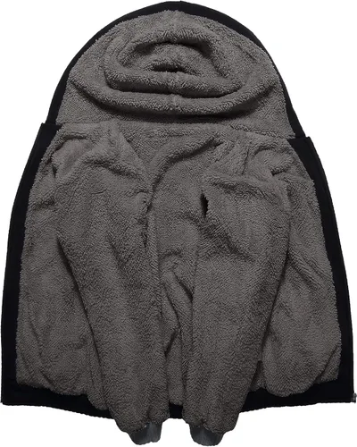 Vista 3 de Sudadera con capucha Swisswell, capucha con cierre completo para niños con forro de sherpa grueso