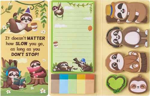 Vista 40 de B1ykin Juego de Notas Adhesivas Lindas - Bloc de Notas Autoadhesivas A+ Amazing Teacher, 550 Hojas de Páginas de Memo para Escritura, Bloc de Notas