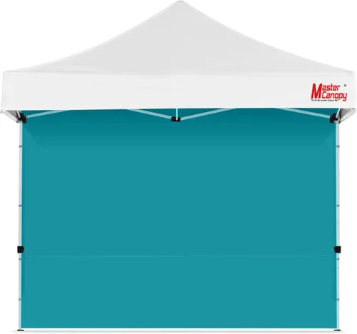 Vista 26 de MASTERCANOPY Toldo de 8x8 pies SunWall Toldo Instantáneo Pared Lateral para Toldos Emergentes Tiendas Gazebos, Protección UV Solo Pared Lateral Azul