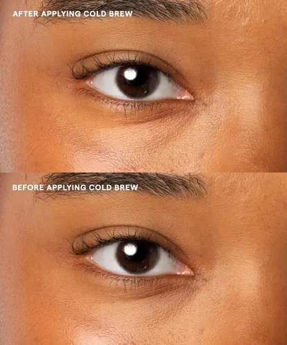 Vista 6 de GOOD WEIRD Cold Brew Undereye - Crema de suero vegano con cafeína para debajo de los ojos para ojeras y arrugas, para hombres y mujeres, brillo