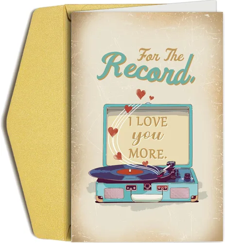 Vista 8 de Tarjeta de San Valentín para novio y novia, bonita tarjeta de aniversario de gatos para él y ella, adorable regalo de San Valentín