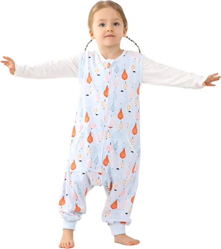 Vista 8 de WONDAY Toddler Sleep Sacks, Sleeveless Sleep Sack with Legs 12M-5T Coche