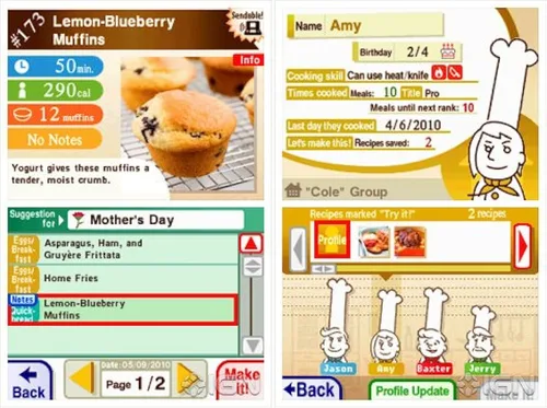 Vista 4 de America's Test Kitchen Let's Get Cooking - Nintendo DS
