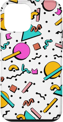 Vista 16 de Vintage Geometría Forma Patrón Retro 80s 90's Nostalgia Case para iPhone 17