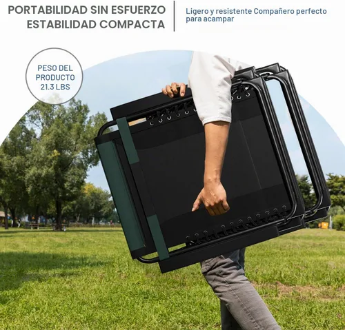 Vista 8 de Nestl Silla acolchada de gran tamaño de gravedad cero, silla de salón Negro/Verde (Black/Forest Green)