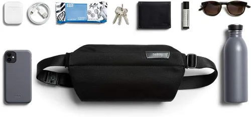 Vista 5 de Bellroy Bolso bandolera pequeño (bolso cruzado pequeño para mujeres, hombres, 4L) - Melbourne negro