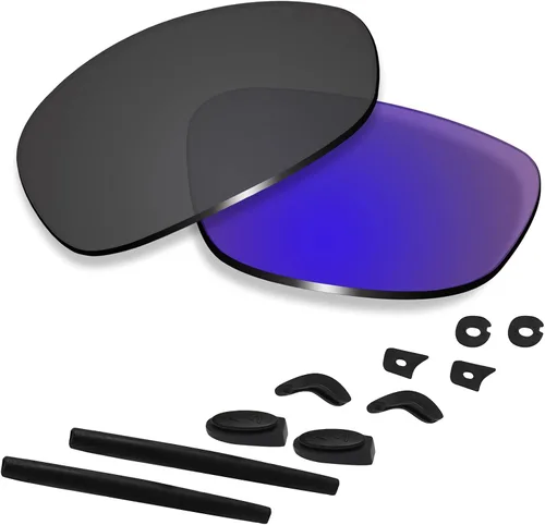 Vista 9 de Lentes de repuesto polarizadas de policarbonato/kits de goma para Oakley Juliet Bronce dorado polarizado