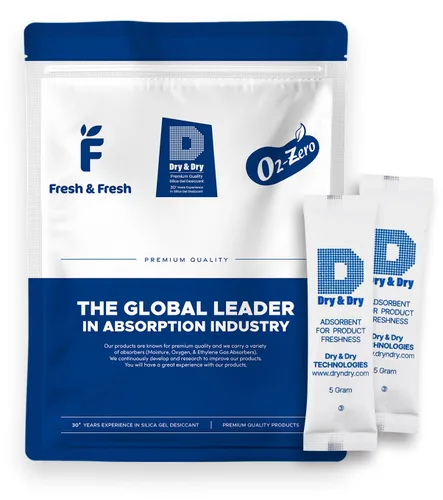 Vista 12 de Dry & Dry 0.02 oz [50 paquetes] Paquetes de gel de sílice seguros para alimentos y farmacéuticos desecantes - Paquetes de gel de sílice Tyvek®