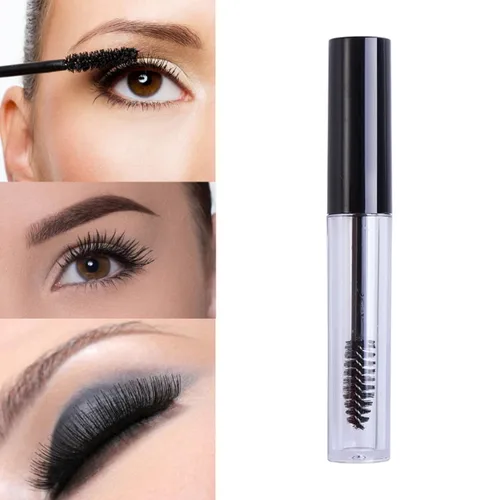 Vista 5 de FRCOLOR 5 unids 0.1 fl oz tubo vacío rimel pestañas tubo pestañas crema botella rimel tubo contenedor con 5 embudos para rímel