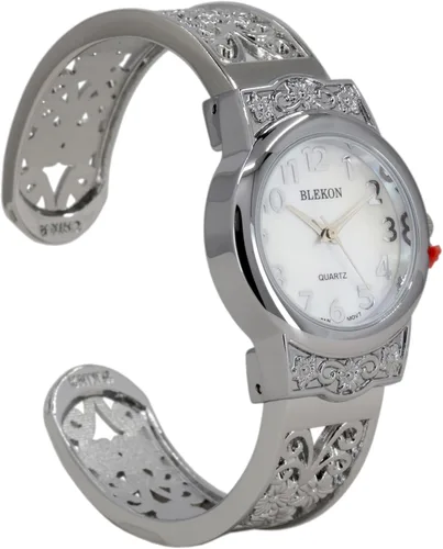 Vista 6 de Blekon Collections Reloj de pulsera de cuarzo japonés para mujer, 1.102 in, diseño elegante
