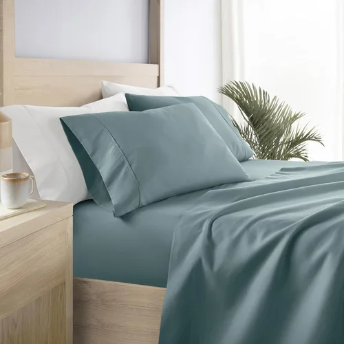 Vista 23 de Linen Market Juego de Sábanas de Microfibra Cepillada Twin de 3 Piezas – Certificado Oeko-TEX Ultra Suave y Sin Arrugas - Sábanas de Bolsillo