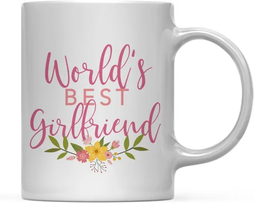 Vista 13 de Andaz Press Taza de café de 11 oz, regalo de broma de la mejor abbuela del mundo, diseño floral, paquete de 1
