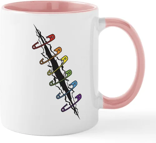 Vista 17 de CafePress Peace Love - Taza de café de cerámica para ukelele (11 oz (11.0 fl oz)