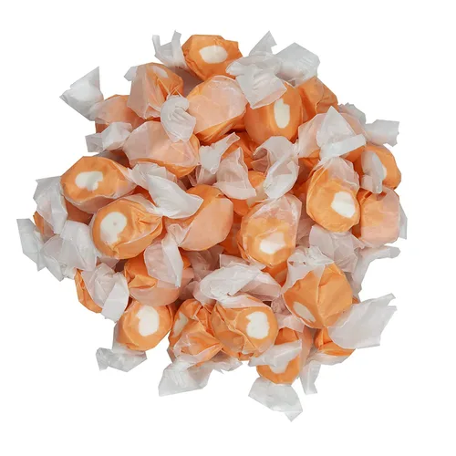 Vista 20 de Dulces gourmet suaves y masticables de agua salada, envueltos individualmente, bolsa a granel (pastel de manzana, 1 libra (paquete de 1))