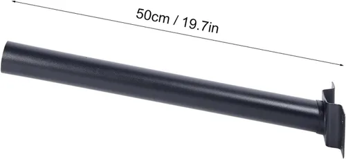 Vista 2 de CHICIRIS Poste para luz solar de calle, 19.7 in/20 pulgadas, soporte de lámpara de poste para luces de calle al aire libre, soporte de soporte
