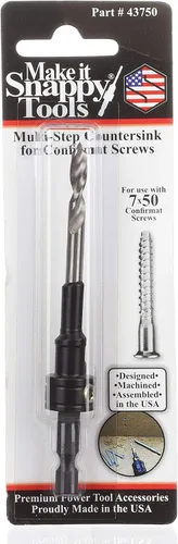 Vista 2 de Make it Snappy Herramientas Confirmat Tornillo Broca de dos piezas 7X 1.969 in. Fabricado en los Estados Unidos