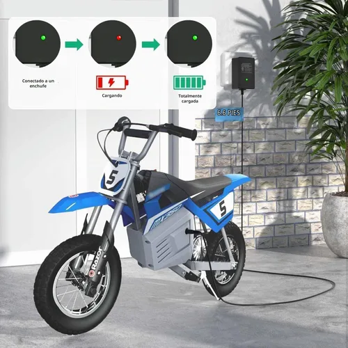 Vista 3 de Cargador de batería eléctrico de 24 V para Razor MX350 Dirt Bike