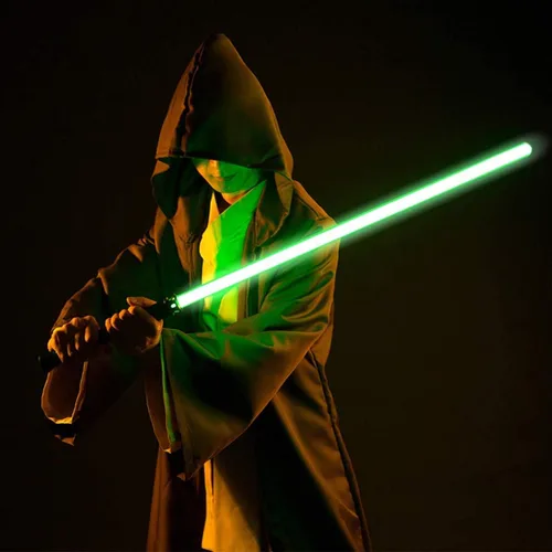 Vista 2 de ZXQBM Sable de luz de Star Wars, 11 colores con 2 sonidos fuertes Luke Light Saber Jedi Sith Force Fx duelo pesado para niños adultos Navidad fiesta