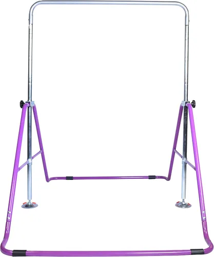 Vista 5 de Barra de gimnasia para entrenamiento en casa para niños, barra de kip horizontal expandible plegable, equipo de gimnasio en casa para niños y niñas