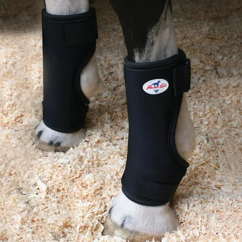 Vista 3 de Professional's Choice Quick-Wrap Bell Boots Ultimate in Hoof and Soft Tissue Protection 360 Degree Wrap Large Royal Blue