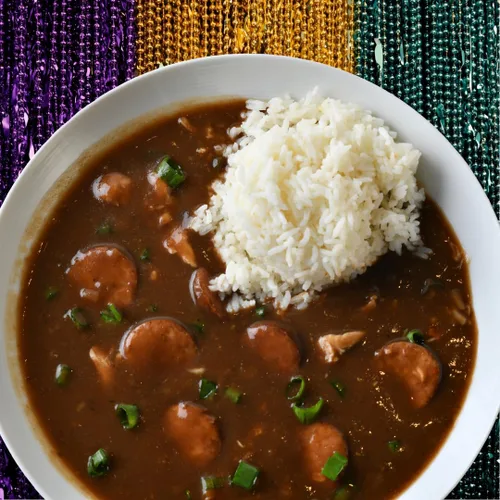 Vista 3 de Jambalaya Girl Base Gumbo con Roux, mezcla de sopa de Nueva Orleans, 4 onzas (paquete de 4) – Fácil de cocinar – Solo tienes que añadir pollo