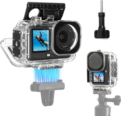 Vista 12 de FitStill Funda impermeable subacuática de 196 pies/196.9 ft con interfaz magnética de liberación rápida compatible con DJI Osmo Action 5 Pro/Action
