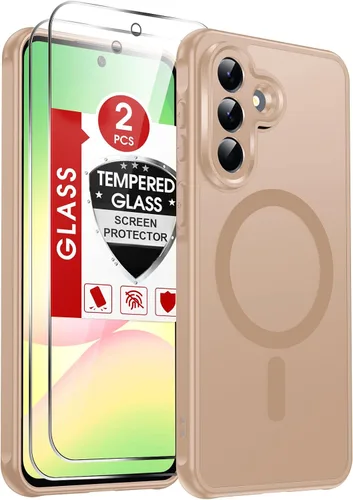 Vista 118 de LeYi Funda para teléfono Samsung-S23: protector de pantalla e imán MagSafe Púrpura